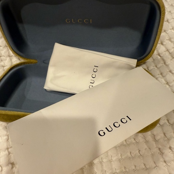 GUCCI Sunglasses Black Gold GG main image 5